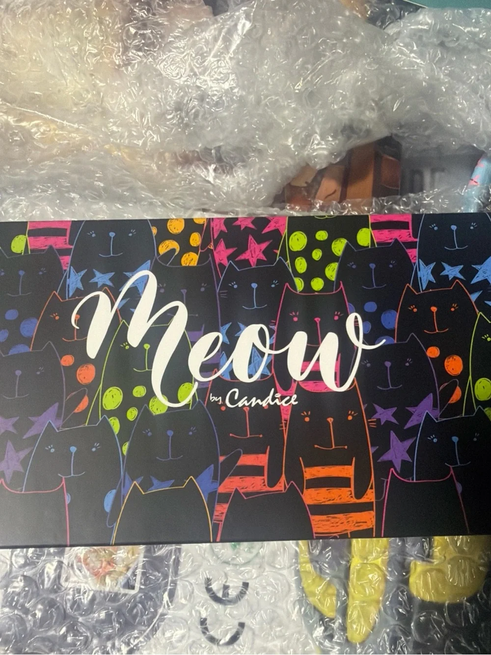Meow by Candice Colorful Cat Art Print